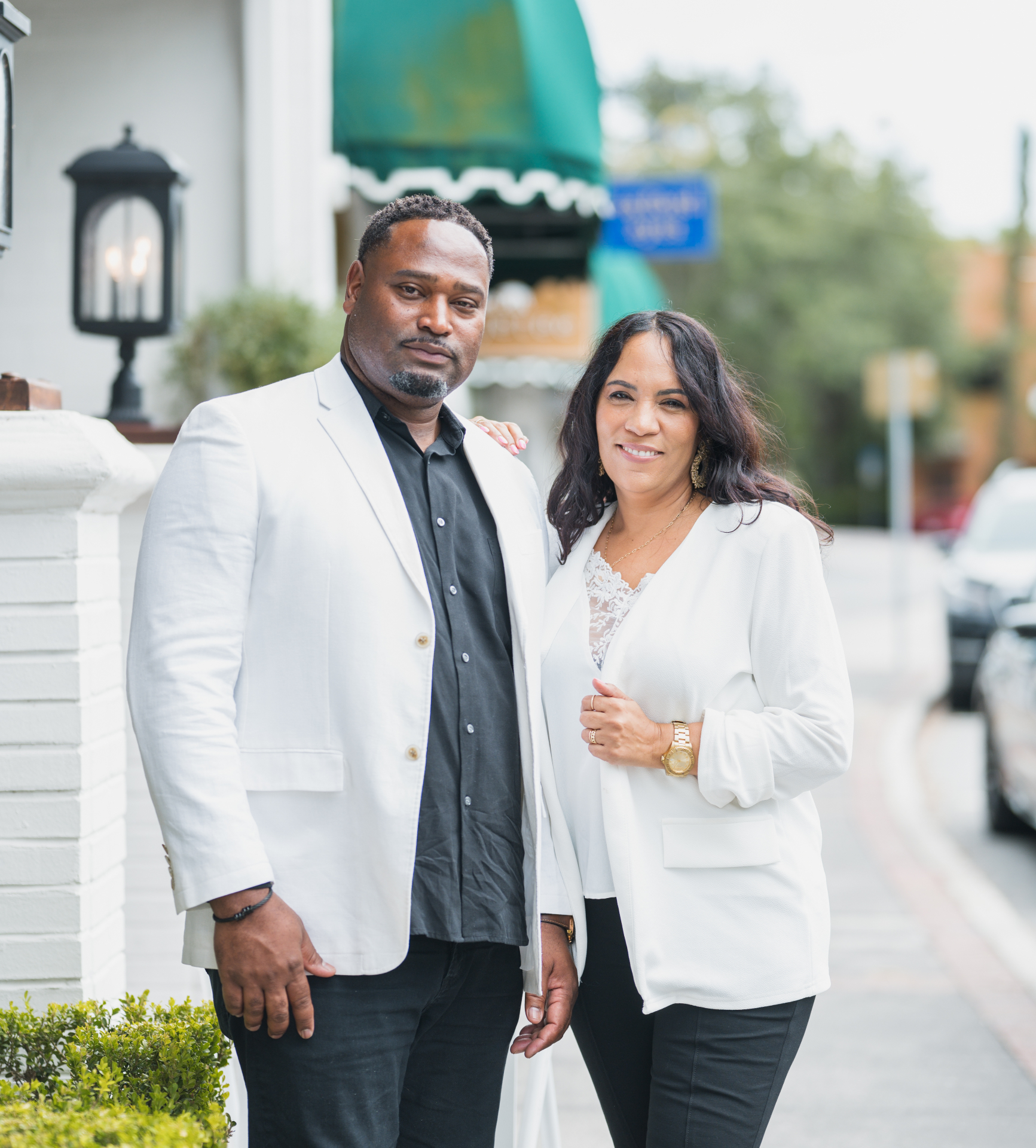 Jevon and Cindy, founders of Jevon and Cindy Williams, photographed in Wesley Chapel.